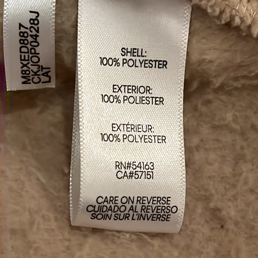 Calvin Klein Teddy Bear Zipper Jacket - Picture 17 of 17